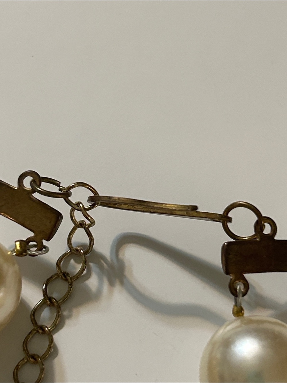 Classic Double-Strand (Faux) Pearl Necklace in Ivory - Picture 3 of 4